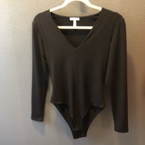 Leith Perfect Condition Black Body Suit